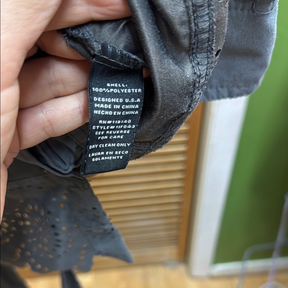 Double Zero . Crimson grey Lightweight Suede Jacket size S Pockets snaps. - Picture 5 of 6